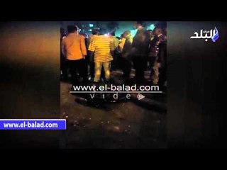 العثور على بقايا سيارة متفحمة بموقع انفجار أمن وطني شبرا الخيمة