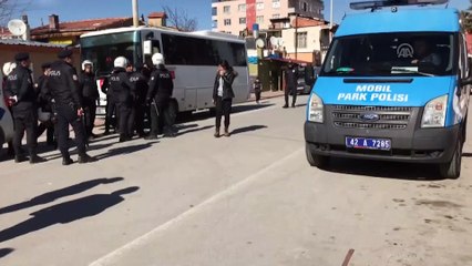 Konya'da taşlı kavga