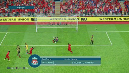 ไฮไลท์ ลิเวอร์พูล vs วัตฟอร์ต | PES2019