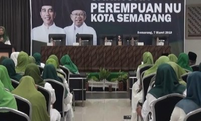 Perempuan NU Targetkan 80 Persen Suara Untuk Jokowi-Amin