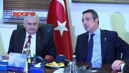 Binali Yıldırım'dan Ali Koç'a ziyaret