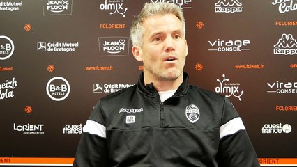 Le point presse de Mickaël Landreau avant Nancy-Lorient 18-19