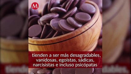 ¿Te gusta el chocolate amargo? Entonces eres una persona malvada