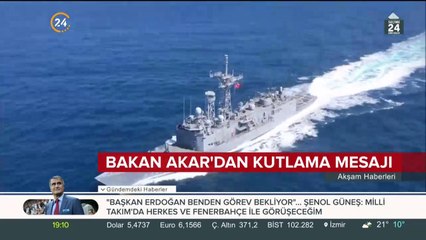 Bakan Akar'dan kutlama mesajı