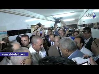 محلب للعاملين بمستشفى السنبلاوين بعد تغيير خط سيره: أهالينا أمانة فى أعناقكم