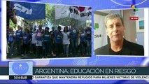 Argentina: docentes en defensa de la educación pública