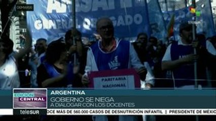 Download Video: Docentes argentinos inician paro en exigencia de salarios dignos