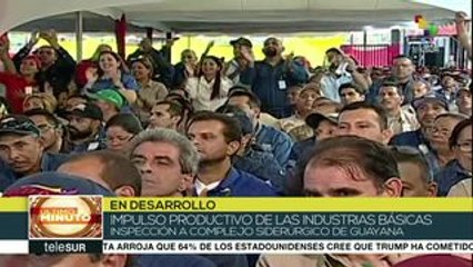 Presidente Maduro llama a reimpulsar producción ante amenazas