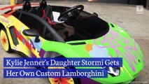 Kylie Jenner's Daughter Stormi Gets Her Own Custom Lamborghini