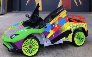 Kylie Jenner's Daughter Stormi Gets Her Own Custom Lamborghini