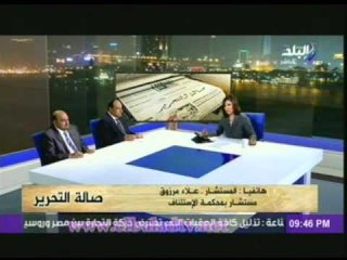 مشادة بين المستشار علاء مرزوق ونجيب جبرائيل