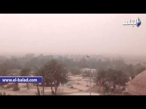 إغلاق طريق «طور سيناء - شرم الشيخ بسبب العاصفة الترابية