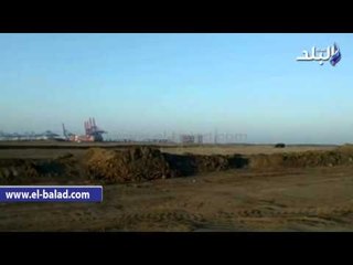 ننفرد بنشر اللقطات الاولى لأعمال الحفر بمنطقة شرق بورسعيد..واستعدادات مكثفة لاستقبال "السيسي"