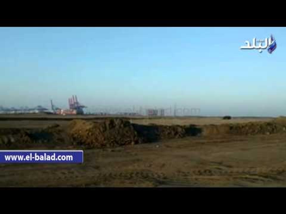 ننفرد بنشر اللقطات الاولى لأعمال الحفر بمنطقة شرق بورسعيد..واستعدادات مكثفة لاستقبال "السيسي"