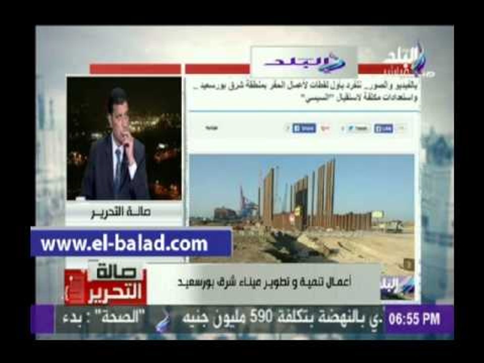 لقطات لأعمال الحفر بمنطقة شرق بورسعيد