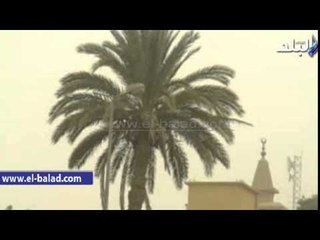 الرمال تغطي سماء الفيوم