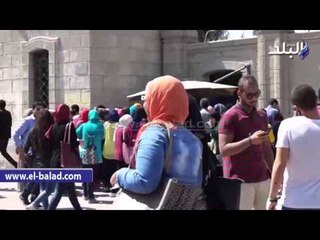توافد كبير للطلاب بجامعة القاهرة..  وانتشار قوات الأمن للتأمين