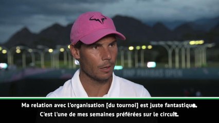 Indian Wells - Nadal : "Une de mes semaines préférées sur le circuit"