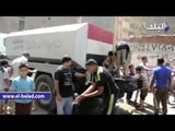 أهالي فيصل يقطعون الطريق الدائري احتجاجا على الانقطاع المستمر للمياه
