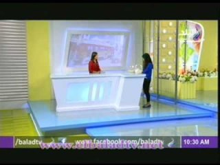 فقرة " تلوين وتزيين البيض" مع الفنانة التشكيلية اميرة ايوب فى صباح البلد6-5-2013