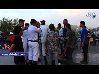 شاهد .. ضبط رجال الامن لبعض " المتحرشين " على كورنيش النيل