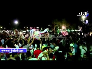 احتفالات جماهير الزمالك بالفوز بالدوري‎