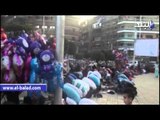 ابناء الدقهلية يؤدون صلاة العيد :مصر ستحيا بعنابة الله