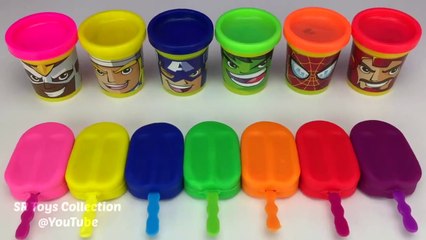 Learn Colors with 7 Color Play Doh and Water Animals Molds | Surprise Toys | Awesome Toys