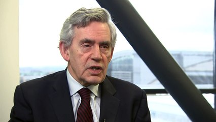 Brown accuses May of putting party before country