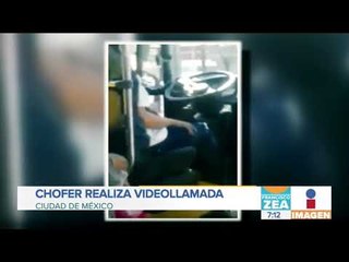 Chofer de camión hace videollamada mientras conduce | Noticias con Francisco Zea