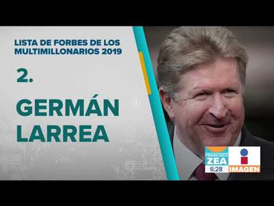 Ellos son los 17 mexicanos más ricos, según Forbes | Noticias con Francisco Zea