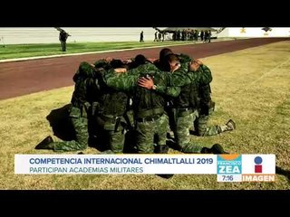 Cadetes mexicanos muestran su habilidad en la Competencia Internacional Chimaltlalli 2019