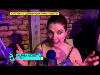 ¿Cómo recuerda Alpha Acosta a Christian Bach? | De Primera Mano