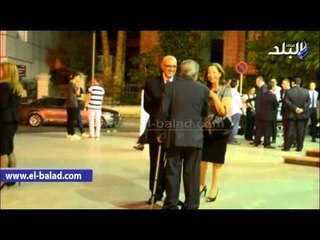 وصول سلماوي وعبد الحكيم وياسمين وحسن حمدي لعزاء افكار الخرادلي‎