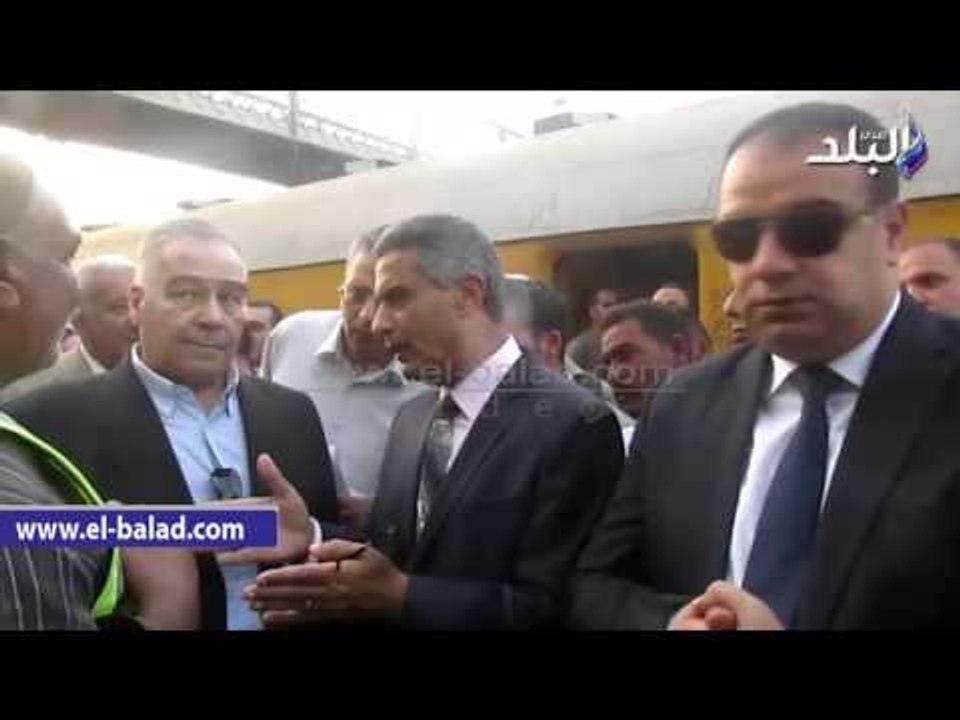 #صدى_البلد | سائقى قطارات الفيوم  يعترضون وزير النقل للشكوى من خطورة القضبان