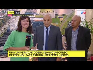 Cobrarán 60 mil pesos a los extranjeros que estudien en la Universidad de La Matanza