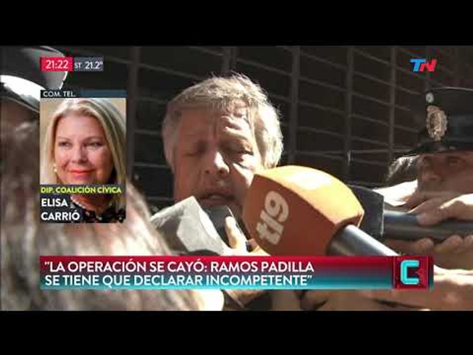 Carrió: "Están todos presos, me faltan dos o tres, que estamos en proceso"