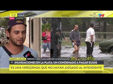 Inundaciones en La Plata: Un condenado a pagar $12500