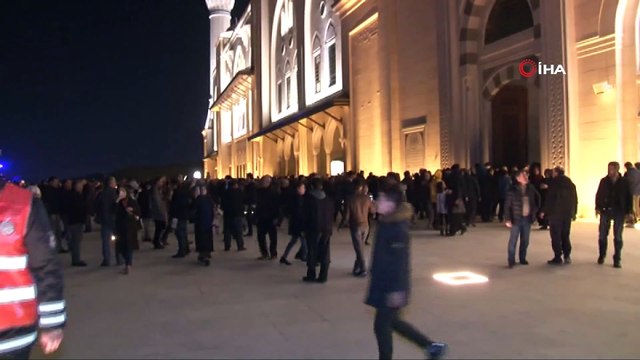 Çamlıca Camii’nde Regaip Kandili coşkusu
