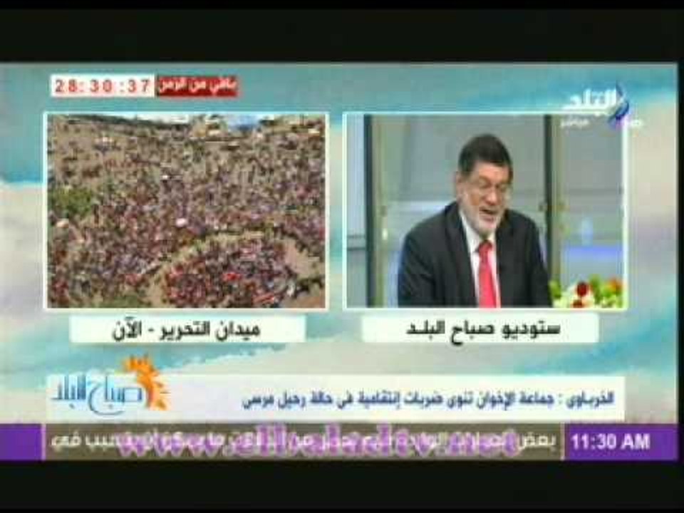 ثروت الخرباوى: هذه خطة جماعة الاخوان فى حالة الموافقة على رحيل مرسى !