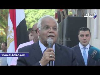 "السعيد" يداعب أطفال حديقة "الأزهر".. ويتفقد ورش سفارة النمسا