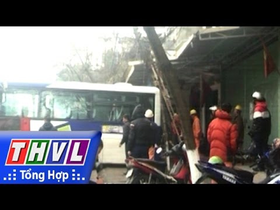 THVL | Lùi xe tông gãy cột điện tại Thái Nguyên