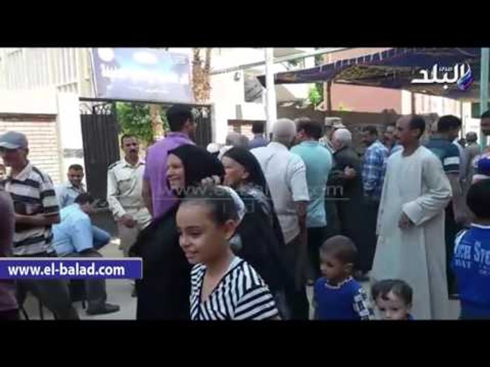 #صدى_البلد |  بدء توافد الناخبين إلى لجان المنيا استعدادا للتصويت