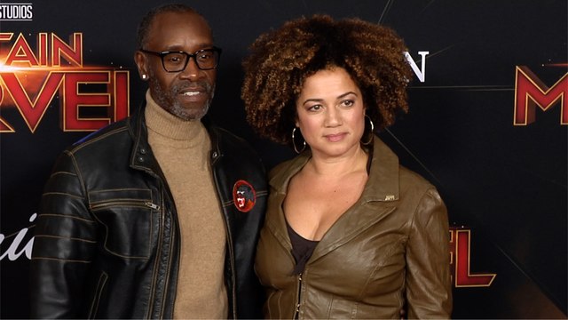 Don Cheadle and Bridgid Coulter Captain Marvel World Premiere Red Carpet