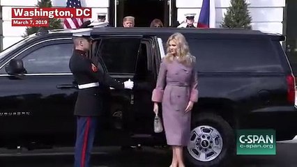 Watch:  Trump Leaves First Ladies Hanging Outside White House During Czech Leader’s Visit