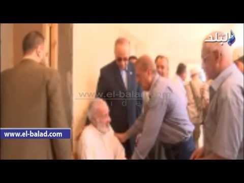#صدى_البلد | محافظ الوادي الجديد يدلى بصوته بلجنة أبو بكر الصديق بالخارجه