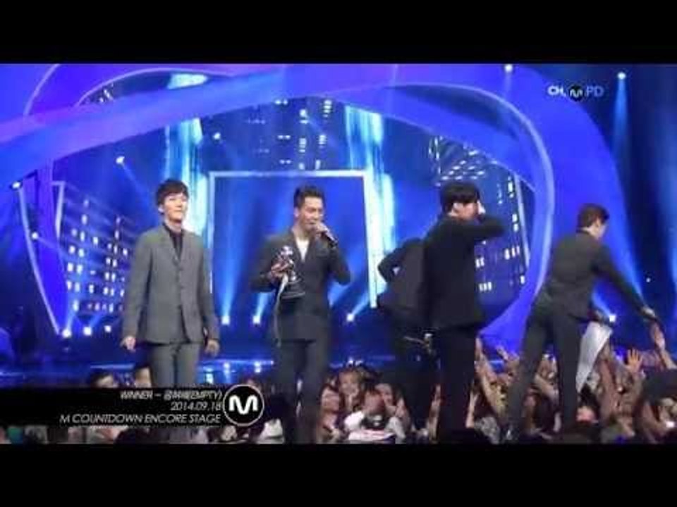 [MPD/직캠] 140918 WINNER - 공허해(EMPTY) 1위 앵콜공연