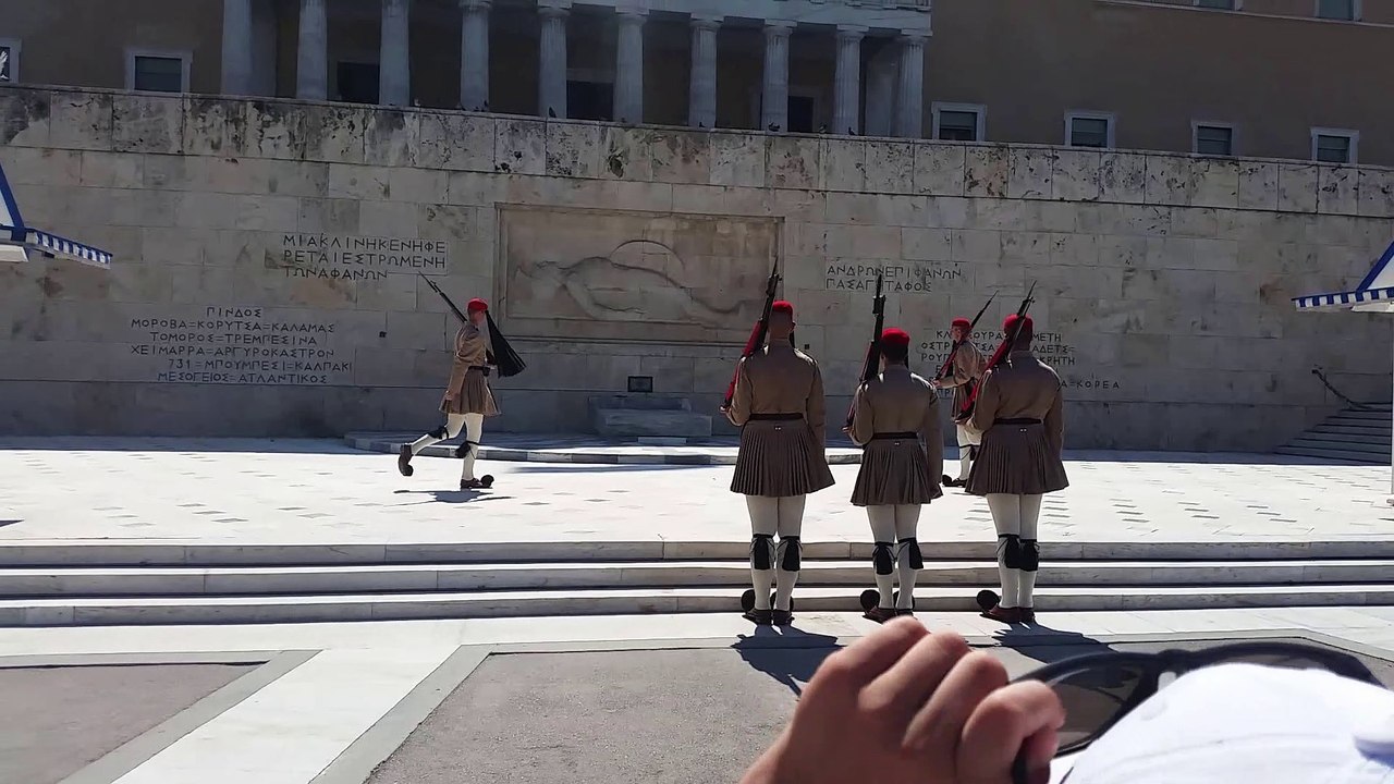 Relève de la garde a athenes