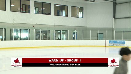 2019 Skate Ontario Provincials - Pre-Juvenile U13 Men Free