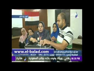 لحظة غلق الصناديق في أول أيام جولة الإعادة بانتخابات النواب